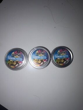 Trendy Brand New Crazy Aaron's Mystery Thinking Putty - 3 Tin Set UNOPENED🔥